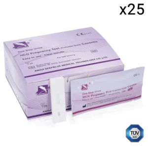 Pregnancy Tests HCG x 25 Cassettes