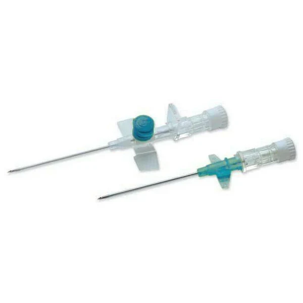 Terumo Versatus Winged and Ported IV Cannula 22g (Blue) 25mm x 50