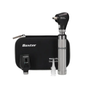 Welch Allyn 3.5V Diagnostic Set - Coaxial LED Ophthalmoscope, Basic LED Otoscope, Alkaline C-Cell Battery Handle and Hard Case